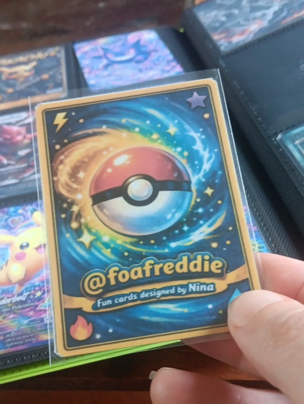 Clefairy Plush-Style Trading Card - Pink Collectible